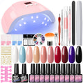 Daily Color | 10PC Gel Polish Kit with Nail Lamp