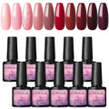 Red Family | 10PC Gel Nail Polish Kit with Nail Lamp