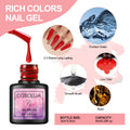 Red Family | 10PC Gel Nail Polish Kit with Nail Lamp