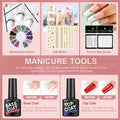 Popular Color | 10PC Gel Nail Polish Kit with Nail Lamp