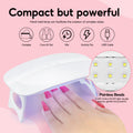 6 Colors Gel Polish with 6W Nail Lamp