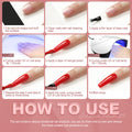 Popular Color | 10PC Gel Nail Polish Kit with Nail Lamp